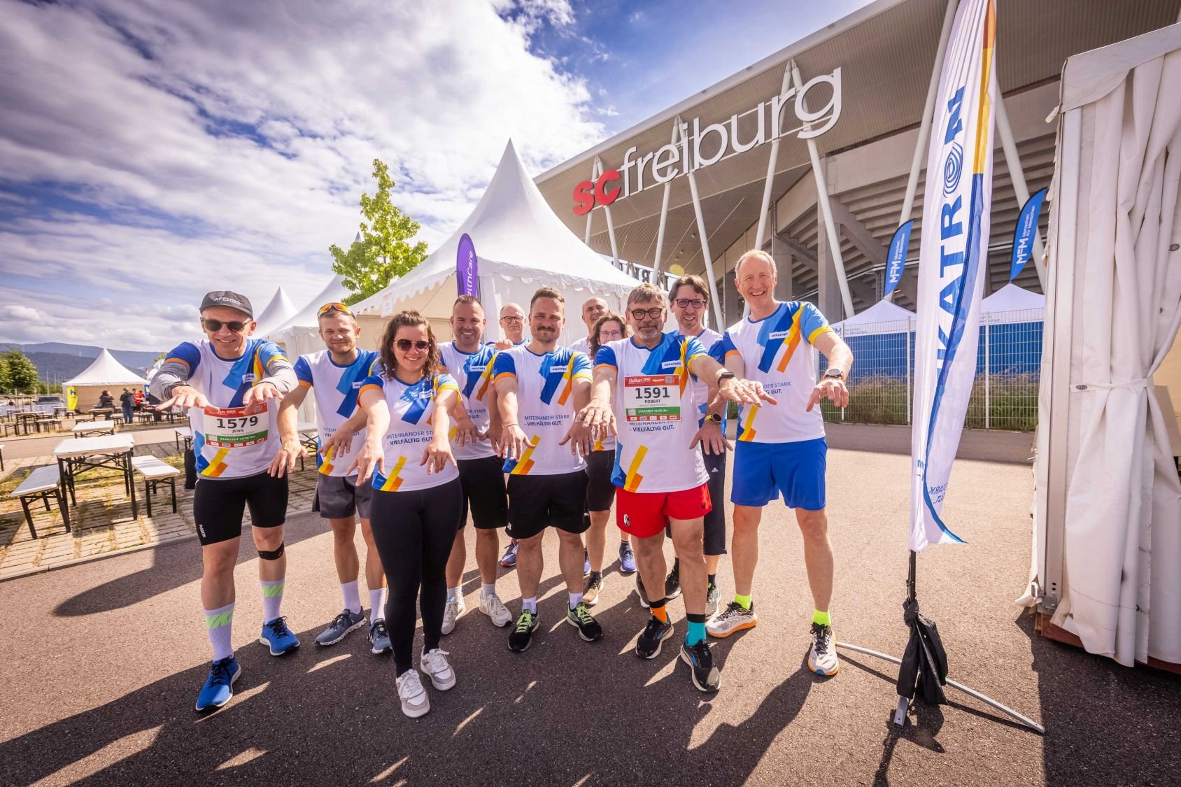 Erste Bilder vom B2Run Freiburg 2025 #gemeinsamaktiv