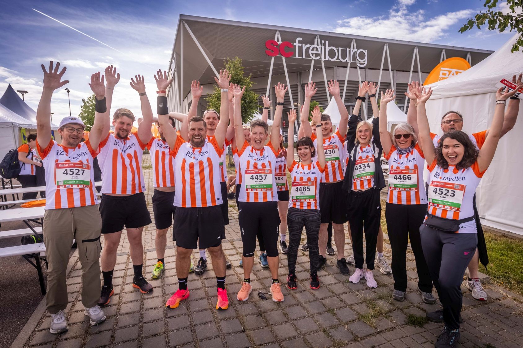 Erste Bilder vom B2Run Freiburg 2025 #gemeinsamaktiv